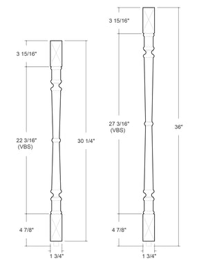 Paris Baluster