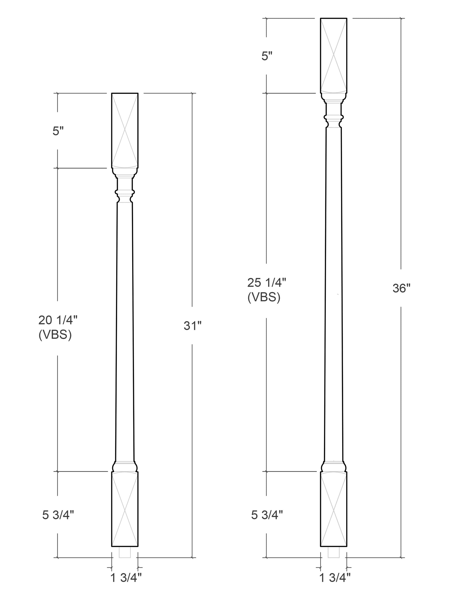 Tropicana Baluster