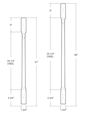 Tropicana Baluster