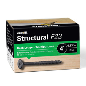 Starborn Structural F23 Deck Ledger / Multipurpose Wood Screws