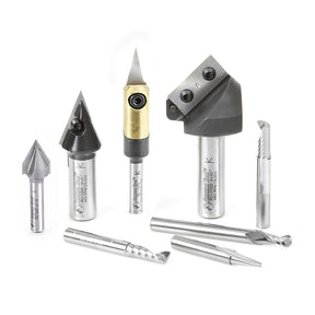 Amana Tool CNC Router Bit Sets - Signmaking & Engraving