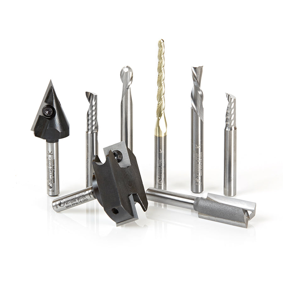 Amana Tool CNC Router Bit Sets - Signmaking & Engraving