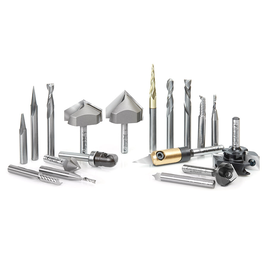 Amana Tool CNC Router Bit Sets - Signmaking & Engraving