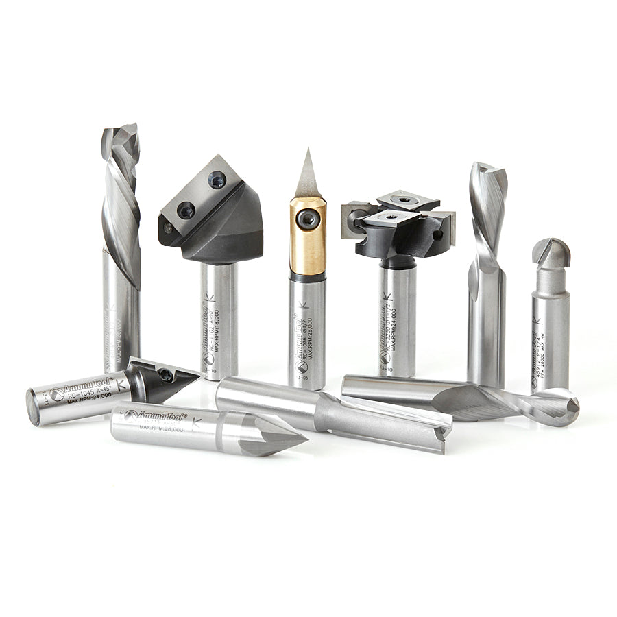 Amana Tool CNC Router Bit Sets - Signmaking & Engraving