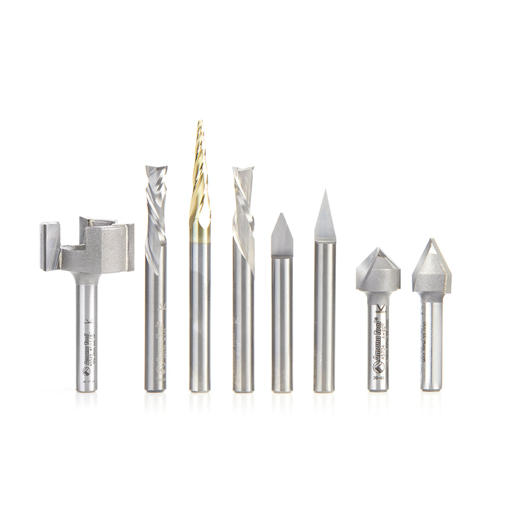 Amana Tool CNC Router Bit Sets - General Purpose