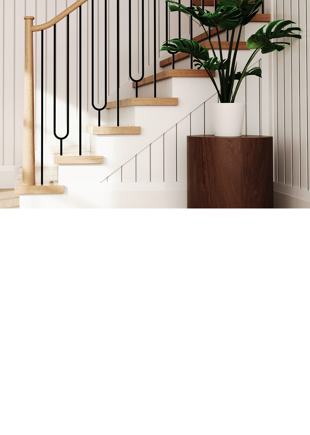 Brass Tube and Flat Bar Stair Screen and Handrail with light