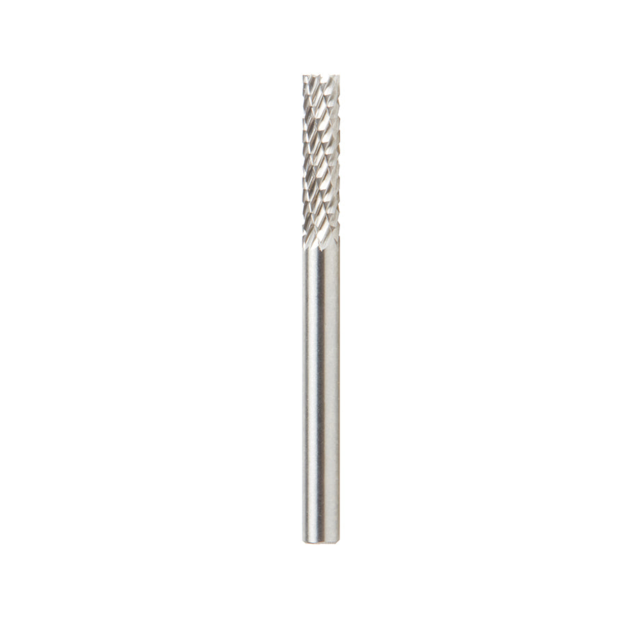 #option_BURS-080 - w End Cut 1/8 Dia x 9/16 x 1/8 Shank Double Cut SB