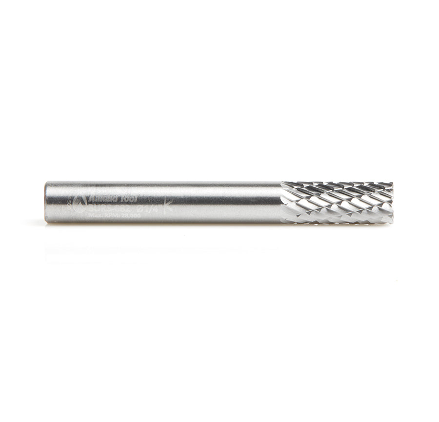 #option_BURS-082 - w End Cut 1/4 Dia x 5/8 x 1/4 Shank Double Cut SB