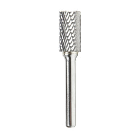 Amana Tool SB Burrs Solid Carbide Head Brazed into Steel Shank Cylindrical Shape with End Double Cut Burr Bits