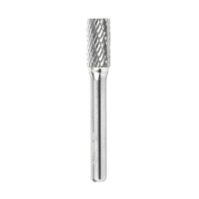 Amana Tool SA Burrs Solid Carbide Head Brazed into Steel Shank Cylindrical Shape with No End Double Cut Burr Bits