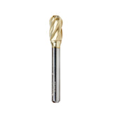 #option_BURS-122NF - 3/8 Dia x 3/4 x 1/4 Shank Non-Ferrous ZrN Coated SC