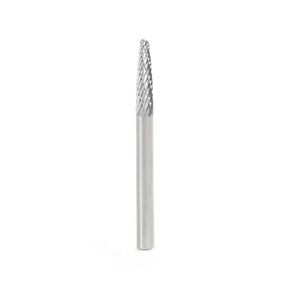 Amana Tool SF Burrs Solid Carbide Head Brazed into Steel Shank Tree Shape Double Cut Burr Bits