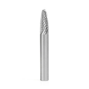 Amana Tool SF Burrs Solid Carbide Head Brazed into Steel Shank Tree Shape Double Cut Burr Bits