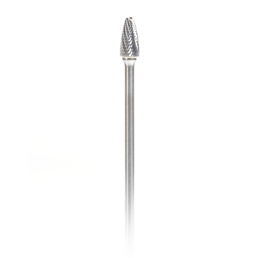 Amana Tool SF Burrs Solid Carbide Head Brazed into Steel Shank Tree Shape Double Cut Burr Bits