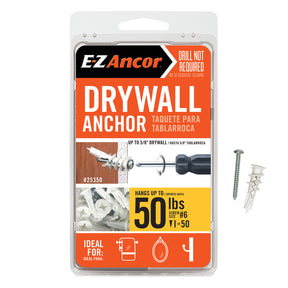 E-Z Ancor Kit Medium Duty Self-Drilling Drywall Anchors