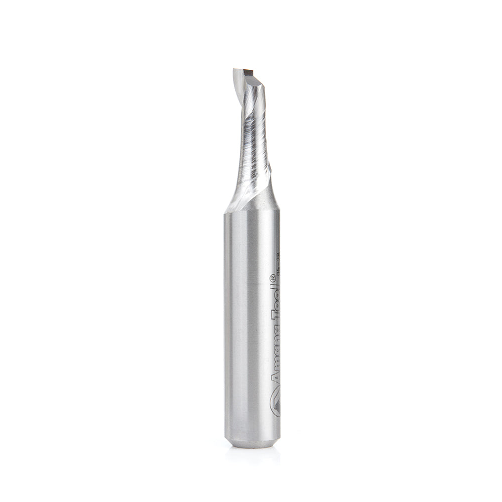 Amana Tool High Speed Steel (HSS) Single & Double Flute Aluminum Cutting Spiral Router Bits