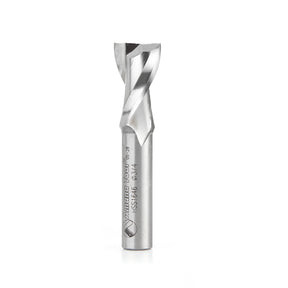 Amana Tool High Speed Steel (HSS) Single & Double Flute Aluminum Cutting Spiral Router Bits