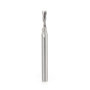 Amana Tool High Speed Steel (HSS) Single & Double Flute Aluminum Cutting Spiral Router Bits