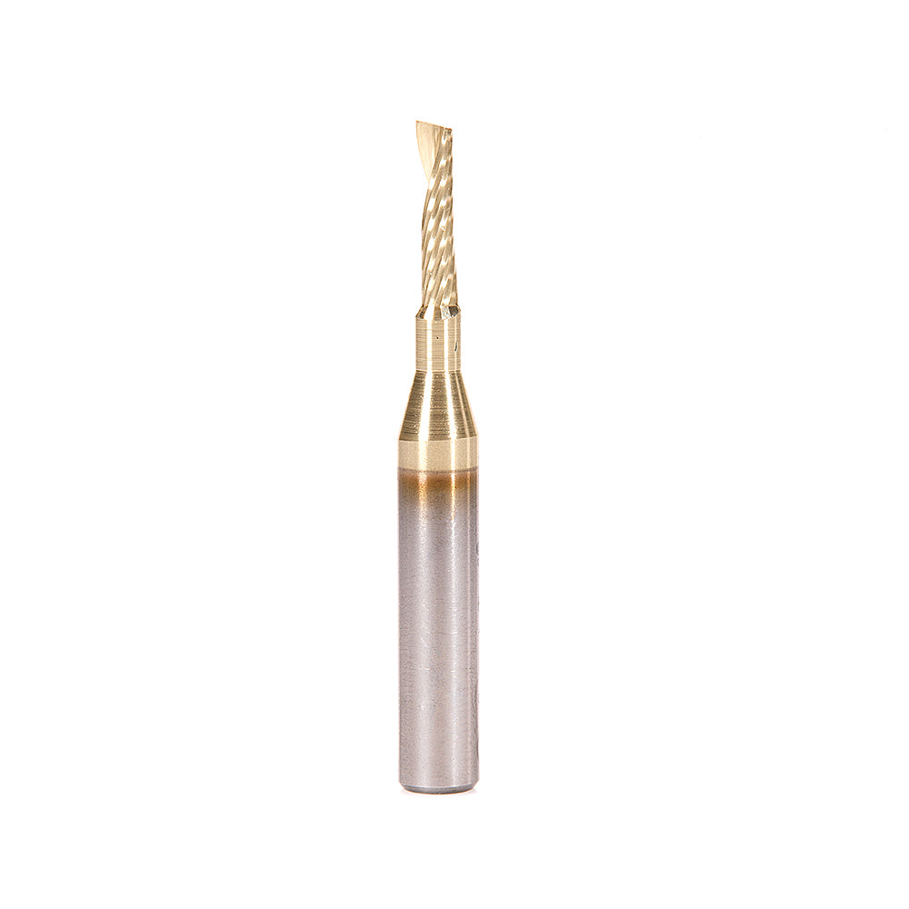 Amana Tool High Speed Steel (HSS) Single & Double Flute Aluminum Cutting Spiral Router Bits