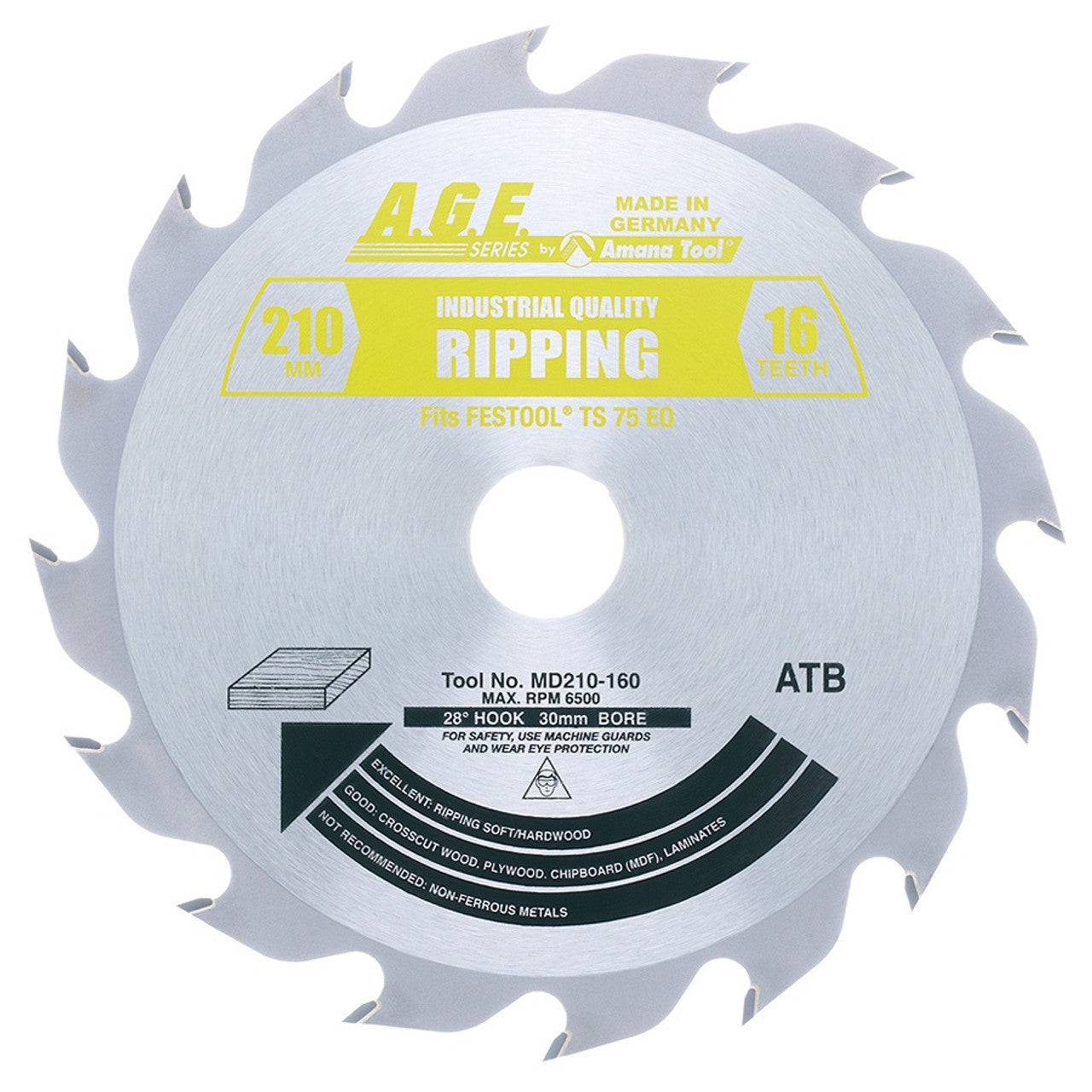 A.G.E. Circular Saw Blades for Festool® & Other Track Saw Machines