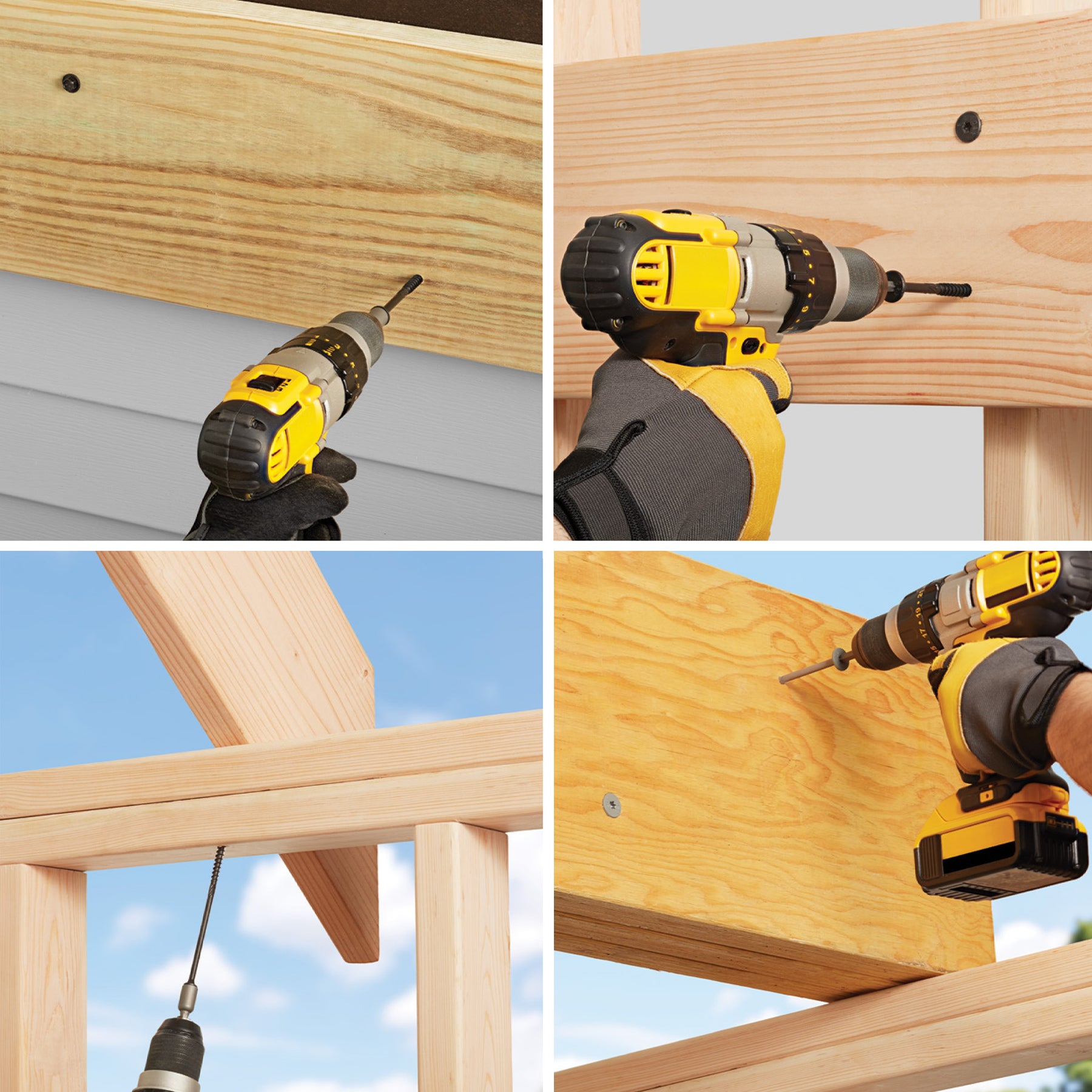 Starborn Structural F23-E Wood Screws for Multi-Ply Engineered Wood Beams