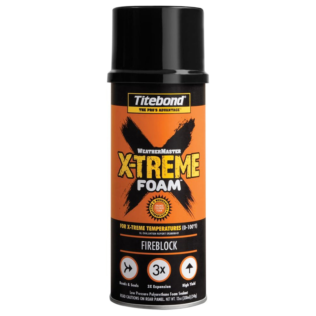 Titebond WeatherMaster X-TREME Fireblock Foam Sealant