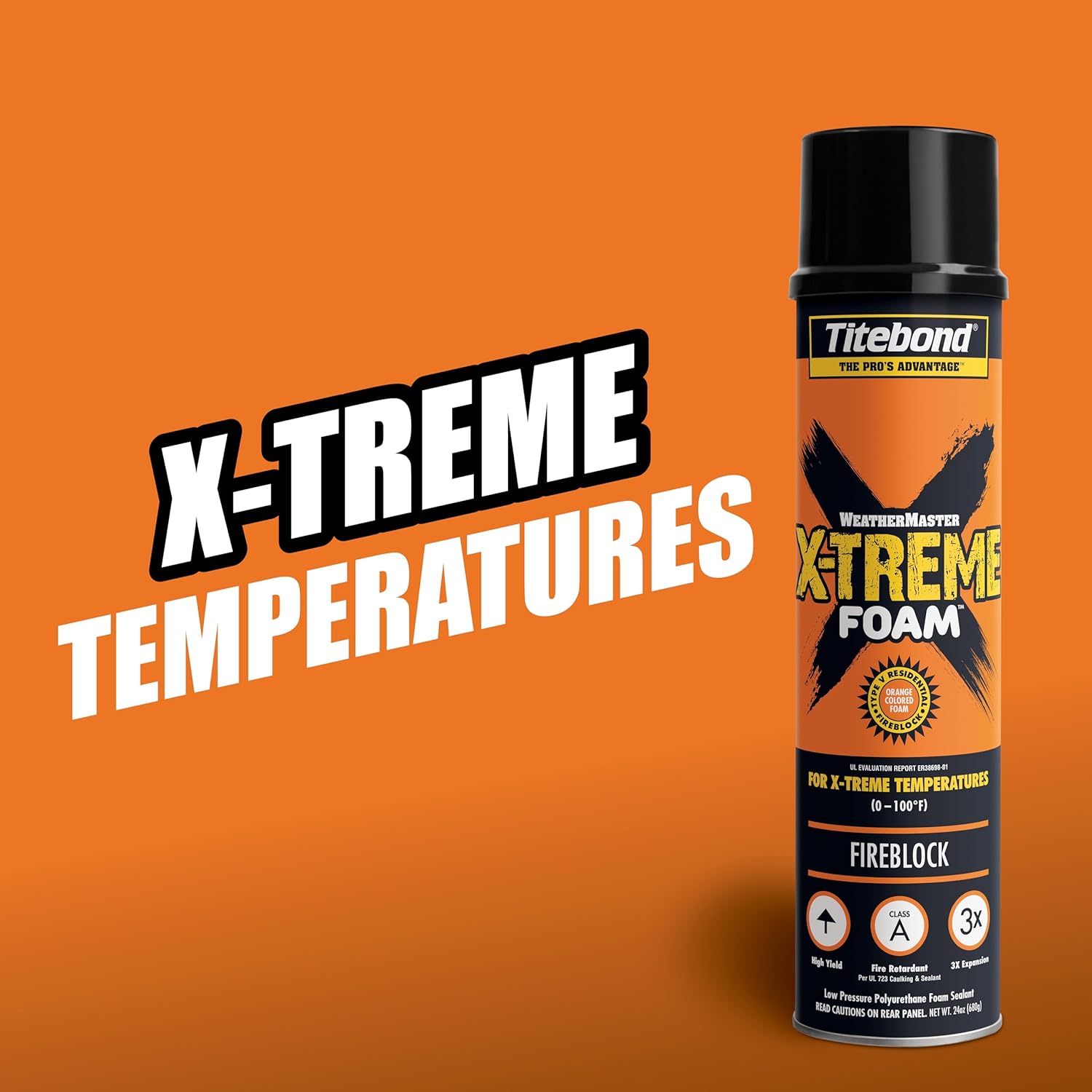 Titebond WeatherMaster X-TREME Fireblock Foam Sealant