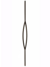 Mega Iron Baluster 9993 - 3/4" Square - Pointed Oval